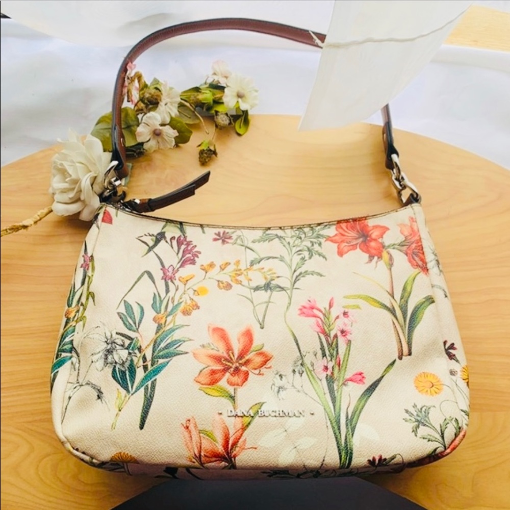 Dana Buchman✨Botanical Floral Shoulder Bag